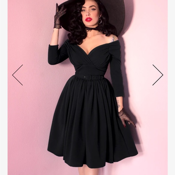 Vixen by Micheline Pitt Dresses & Skirts - Vixen by Micheline Pitt Black Starlet Swing 4x